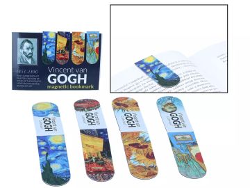 Магнитни книгоразделители комплект 4 броя на Винсент Ван Гог