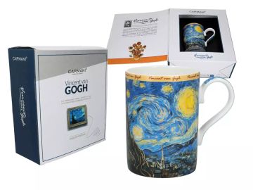 Чаша "Звездна нощ" на Ван Гог (първокласен порцелан)