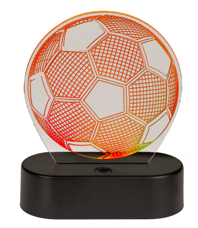 3D Лампа - Футболна топка 
