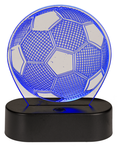 3D Лампа - Футболна топка 