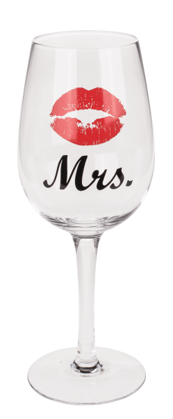 Чаши за вино 2-ка - целувка и мустак - стъкло 