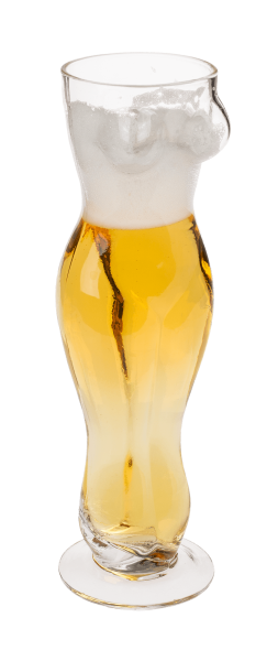 Чаша за бира - женско тяло 