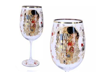 Чаша за вино "Целувката" на Густав Климт