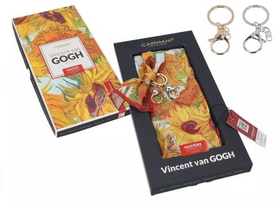 Шал с ключодържател "Слънчогледи" на Винсент Ван Гог