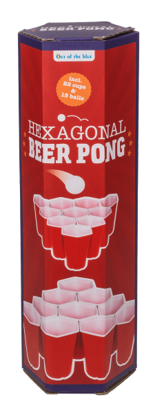 Бирен Понг игра (хексагонови чаши)
