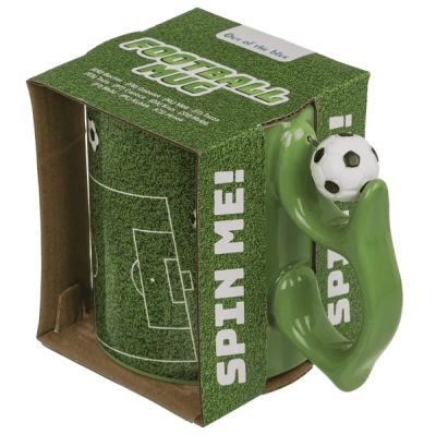 Чаша футбол с въртяща се топка на дръжката