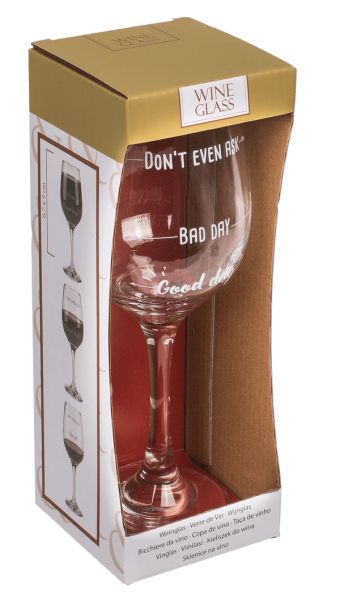 Чаша за вино - ''Добър ден,  лош ден''