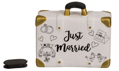 Касичка куфар младоженци ''Just married"